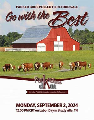 Parker Brothers Polled Hereford Sale book
