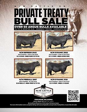 M/M Cattle Co. Private Treaty Ad